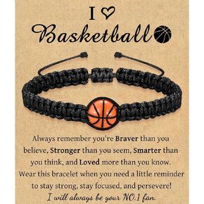 Leyung Basketball Bracelet Gifts for Boys 8-12 12-14, Cool Stuff for Teen Boys, Birthday Easter Christmas Stocking Stuffers Valentines Day Gifts for Teenage Boys Son Grandson Nephew Brother