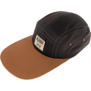 Oldboy Five Panel Nylon Hat Long Flat Brim and Inside Cooling mesh Gray