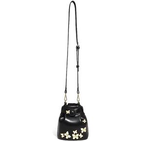 Black Small Butterfly Top Handle Bag for woman