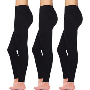 3-Pack Buttery Soft Leggings for Women, High Waisted Casual Leggings, Non-See Through Women's Yoga Pants