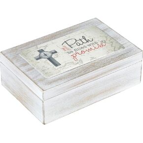Precious Moments 192105 May Your Path Be Filled with Promise Wood and Resin Music Box
