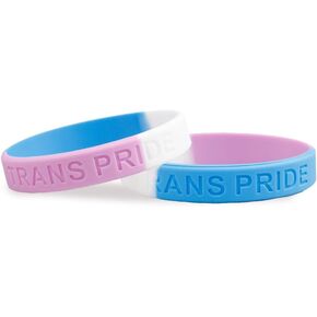 Transgender, Rainbow Gay Pride, Bisexual, Pansexual, Asexual Silicone Bracelets – LGBTQ+ Wristbands for Pride Month, Parades, Events, Fundraisers, Awareness & Support – Unisex