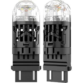 3156 3157 LED Switchback مع Turbofan & Bread في المقاوم العنبر الأبيض