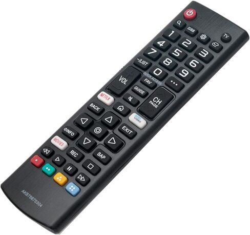 AKB75675313 جهاز تحكم عن بعد بديل مناسب لتلفزيون LG 70UM7370PUA 60UM6900PUA 43UM6900PUA 70UM7350PUA 70UM6970PUA 86UM8070PUA 82UM8070PUA 49UM6900PUA 70UM7370PUA 55UM7400PUA 65UM73 00PUA 65UM7400PUA in Saudi Arabia