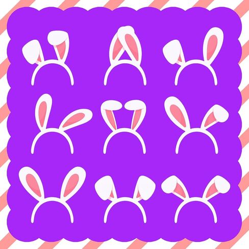 KHC-KHF Easter-Headband Bunny-Headbands Halloween Plush Rabbit Ear Costume Bunny Headband Tail Accessories Party Makeup Birthday Favors s Adult Headwear in Saudi Arabia