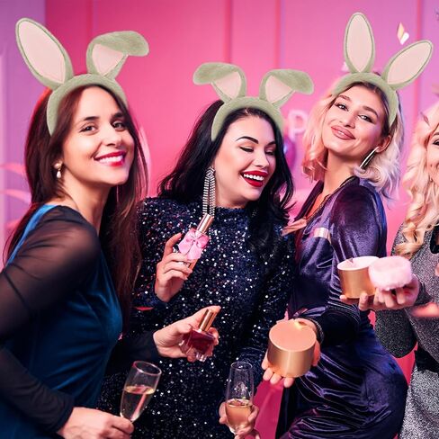 KHC-KHF Easter-Headband Bunny-Headbands Halloween Plush Rabbit Ear Costume Bunny Headband Tail Accessories Party Makeup Birthday Favors s Adult Headwear in Kuwait