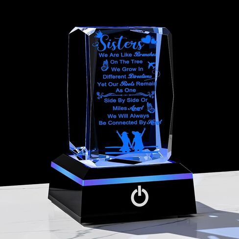 Movdyka Teacher Appreciation Gifts for Women Men, 3D Crystal Engrave Apple with Base, Best Unique Christmas Retirement Thank You End of The Year Gifts for Teacher from Students in Saudi Arabia