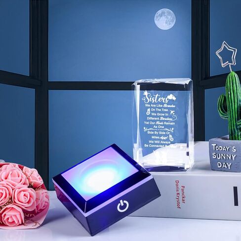 Movdyka Teacher Appreciation Gifts for Women Men, 3D Crystal Engrave Apple with Base, Best Unique Christmas Retirement Thank You End of The Year Gifts for Teacher from Students in Saudi Arabia
