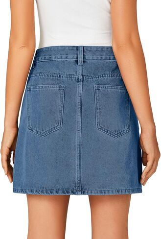 ROOSCIER WIND'S HIVE REFERED JEAN SKIRT TRENDY SUMMIN in Saudi Arabia