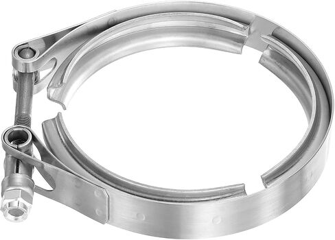 uxcell 2.36" V Band Clamp 304 Stainless Steel for Exhaust Systems Downpipe Exchange Exhaust Accessories, Adjustment Range 60mm / 2.36inch in Saudi Arabia