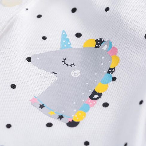 HILEELANG Girl Easter Polo Dress Short Sleeve Cotton Casual Button Closure School Playwear Ruffle Dresses in Saudi Arabia