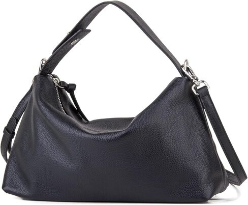 Premium Full-Grained Leather Crossbody Bags for Women, Slouchy Shoulder Bag with Adjustable Strap and Tote Handbag in Kuwait