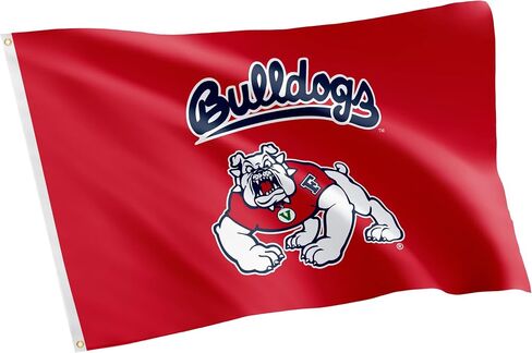Desert Cactus Fresno State Flag California State University Bulldogs Banners 100% Polyester Indoor Outdoor 3x5 feet Flags (Style 1) in Saudi Arabia