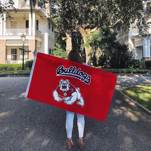 Desert Cactus Fresno State Flag California State University Bulldogs Banners 100% Polyester Indoor Outdoor 3x5 feet Flags (Style 1) in Saudi Arabia