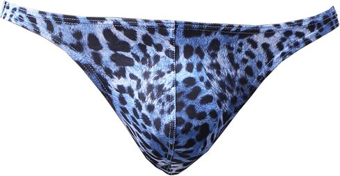 Men's Leopard Thong Fashion G-String Low Rise Bikini Briefs Underwear in Kuwait