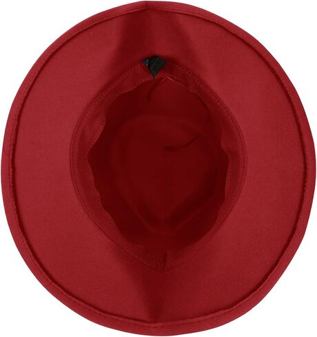 Mens Felt Western Cowboy Hat Women Floppy Wide Brim Sun Bucket Hat Retro Cowgirl Panama Fedoras Packable UPF50 Beach Cap in Saudi Arabia