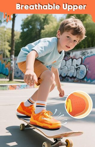 Skywheel Kids Sneakers for Boys Gilrs تضيء أحذية التنس 11 إلى Big Kids Size 3 Skate Shoes Lace Up Athletic Running Walking Sneakers in Kuwait