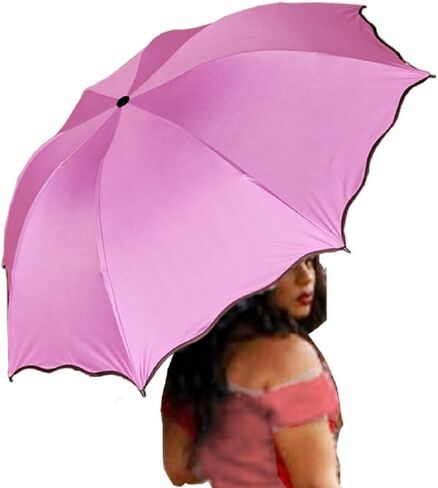WENDIN Travel Foldable compact Umbrellas Sun rain Umbrellas parasol with Met Water blomssom blooming material in Saudi Arabia