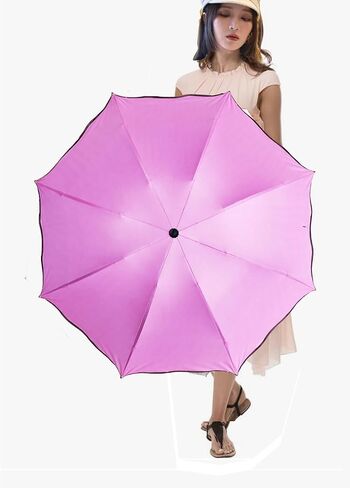 WENDIN Travel Foldable compact Umbrellas Sun rain Umbrellas parasol with Met Water blomssom blooming material in Saudi Arabia