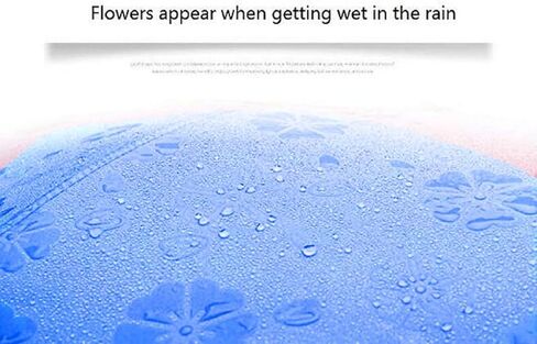 WENDIN Travel Foldable compact Umbrellas Sun rain Umbrellas parasol with Met Water blomssom blooming material in Kuwait