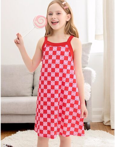 2 Pack Girls Dress Toddler to Big Kid A-Line Cute Casual Dress in Saudi Arabia