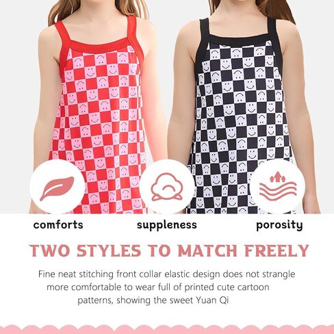 2 Pack Girls Dress Toddler to Big Kid A-Line Cute Casual Dress in Saudi Arabia