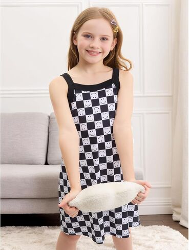 2 Pack Girls Dress Toddler to Big Kid A-Line Cute Casual Dress in Saudi Arabia