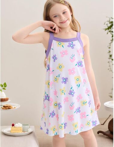 2 Pack Girls Dress Toddler to Big Kid A-Line Cute Casual Dress in Saudi Arabia