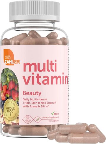 Zahler Multivitamin 50+, Iron-Free Formula + Lutein for Eye Health, 60 Capsules. in Kuwait