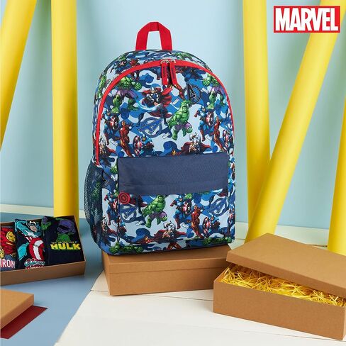 Marvel Backpack - Bags for Travel, Sports Rucksack Gifts (Blue) in Saudi Arabia