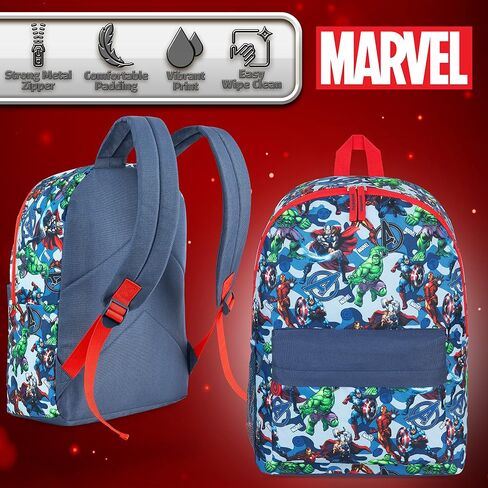 Marvel Backpack - Bags for Travel, Sports Rucksack Gifts (Blue) in Saudi Arabia