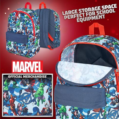 Marvel Backpack - Bags for Travel, Sports Rucksack Gifts (Blue) in Saudi Arabia