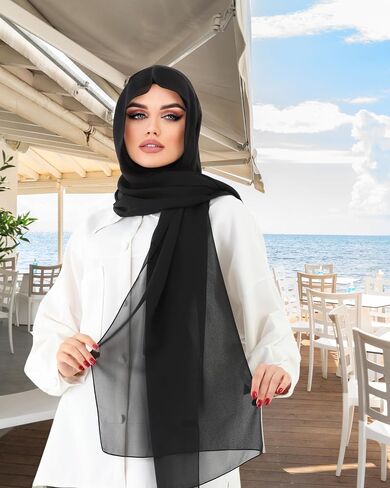 Instant Chiffon Hijab, Ready to wear hijab, modal hijab, Abaya, modern Instant Scarf, Soft breathable Scarf in Saudi Arabia
