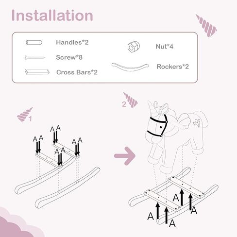 حصان هزاز، حصان هزاز محشو من القطيفة، حصان هزاز خشبي، ركوب الحيوانات، ديكور منزلي، للأولاد والبنات (حصان رمادي لعمر 18 شهرًا فما فوق) in Kuwait