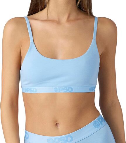 PSD Women's Pop Mdlsld SBL 3-Packbx Bralette, Multi, M in Kuwait