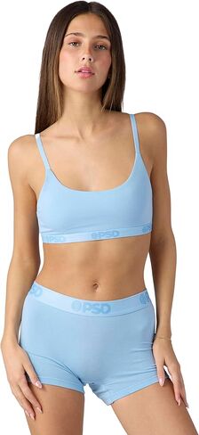 PSD Women's Pop Mdlsld SBL 3-Packbx Bralette, Multi, M in Kuwait