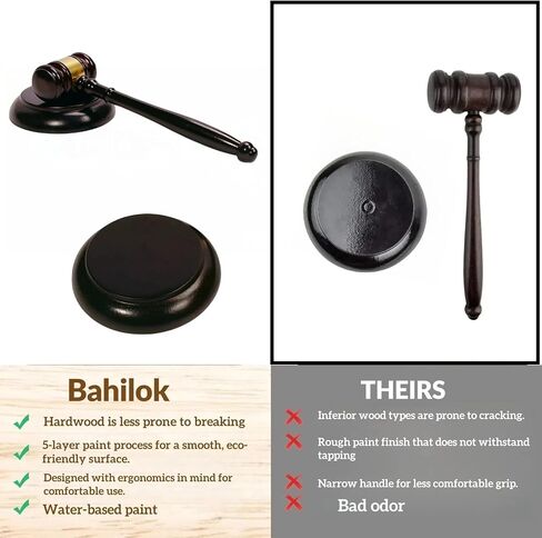 مجموعة Gavel وSound Block هدية للمحامي القاضي رئيس مجلس الإدارة، ملحق مكتب أنيق لرئيس النادي المحلي in Kuwait