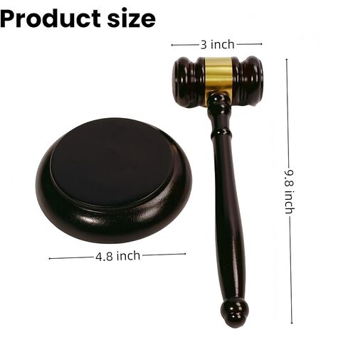 مجموعة Gavel وSound Block هدية للمحامي القاضي رئيس مجلس الإدارة، ملحق مكتب أنيق لرئيس النادي المحلي in Kuwait