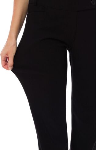 MixMatchy Women's Ultra Stretch Lux Comfort with Flex Motion Bootcut Dress Pants Work Business Office Trousers in Saudi Arabia