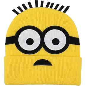Despicable Me Jerry Big Face Yellow Cuff Beanie