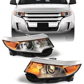 Fione Headlight Assembly متوافق مع Ford Edge 2011 2012 2013 2014 Projector Projector Projector Projector SE SEL LIMITED PAIL