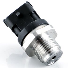 0281006425 Fuel Rail Pressure Sensor 3949988 5093112AA Compatible with Truck Cummins L6 5.9L Diesel Engine Replacement for 2003-2007 Dodge Ram 2500 3500 5.9L