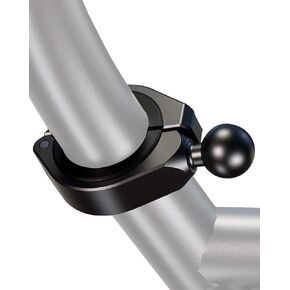 iMESTOU ATV 1" Ball Mount Adapter Compatible with RAM B Size Components or Other 1" Ball Double Socket Arm, Aluminum Large Clamp Mount Base Fits on ATV UTV 1.5''/1.75''/1.85''/2''/2.1'' Handlebars