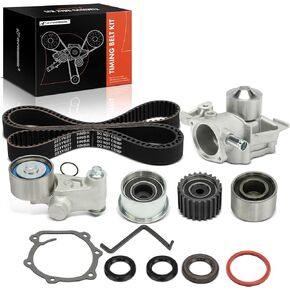 مجموعة حزام توقيت محرك A-premium مع مضخة المياه متوافقة مع Subaru Outback 2000-2005 ، Forester 1999-2005 ، Impreza 1999-2005 ، aspirated بشكل طبيعي-SOHC 2.2L 2.5L