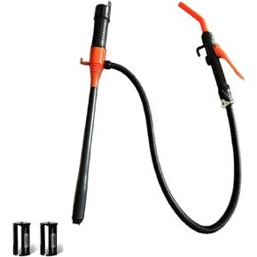 2025 Upgrade Portable Power Battery Pump, Battery Operated Electric Siphon Pump, Gas Pump for Gas Can, Extended Hose Fuel Transfer Pump, Portable Hand Fuel Pump for Gas, Fuel, Diesel, Water Transfer