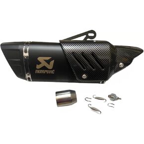 Universal Exhaust Muffler Silencer for Street Sports Dirt Bike and Motorcycles (Black)