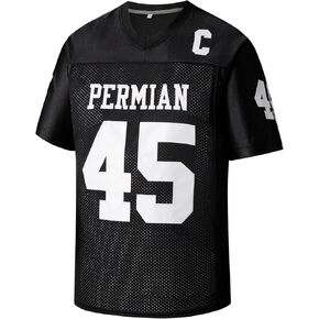 Boobie Miles Jerseys #45 Permian Football Jersey Friday Night Lights Jersey Black White S-XXXL