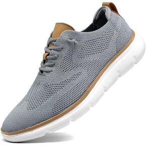 Mens Oxfords Lace-Up Lightweight Casual Walking Shoes Dress Shoes Fashion Sneakers Shoes