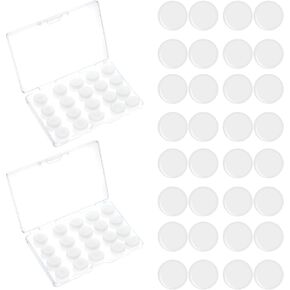 40 PCS سدادات أذن من السيليكون القابلة للسيليكون ، ومقابس أذن من السيليكون للنوم ، وضوضاء إلغاء سدادات الأذن للسباحة ، والسفر ، والشخير ، والحفلات الموسيقية ، والدراسة ، والطائرة ، والدراجة النارية ، واضحة