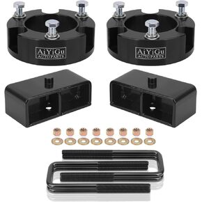 3 بوصات أمامية و 2 بوصات طقم رفع التسوية الخلفية متوافقة مع 2005-2023 Toyota Tacoma 2WD 4WD ، 3 '' Front Struct Flocks & 2 '' Clocks Leach Loft Clock